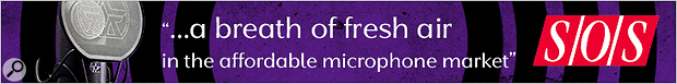Aston Microphones Element SOS review quote with logo. Aston Microphones Element SOS review quote with logo.